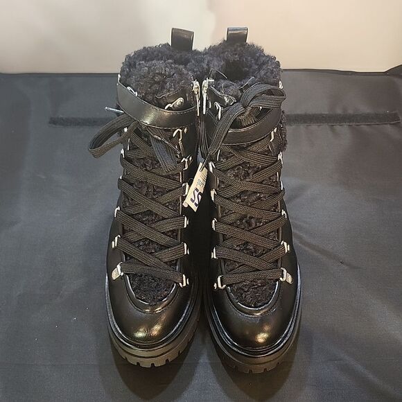 CIRCUS BY SAM EDELMAN WOMEN'S GRETCHEN SHEARLING HIKER BOOT G1 - Picture 3 of 15